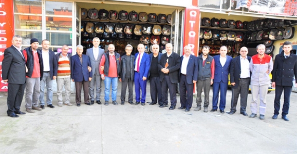 ACARTÜRK HENDEK KÜÇÜK SANAYİ ESNAFINI ZİYARET ETTİ