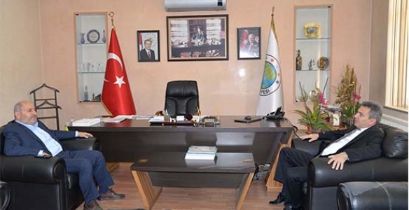 ADALAR’DAN, BAŞKAN  PÜSKÜLLÜ’YE  ZİYARET