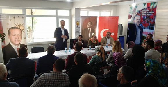 AK PARTİ HENDEK İLÇE TEŞKİLATI NİSAN AYI DANIŞMA MECLİSİ TOPLANTISI YAPTI