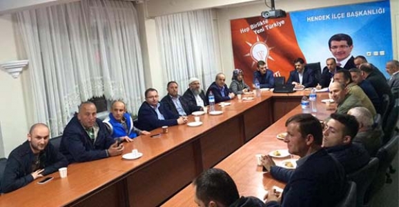 AK PARTİ HENDEK İLÇE TEŞKİLATINDA TARIM ve HAYVANCILIK DESTEKLERİ İLE İLGİLİ SUNUM