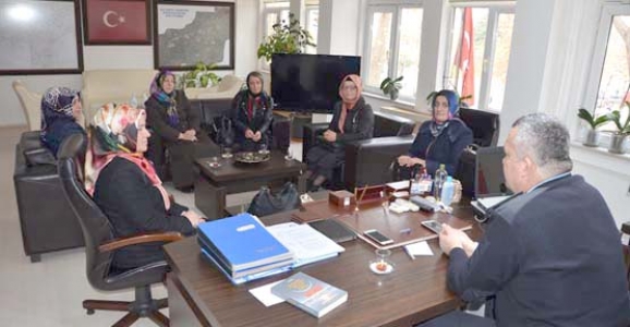 AK PARTİ KADIN KOLLARINDAN TAZİYE ZİYARETİ