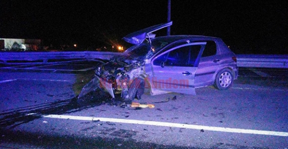 AKOVA’DA KAZA BİR YARALI