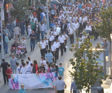 AMATÖR SPOR HAFTASI YÜRÜYÜŞÜ YAPILDI