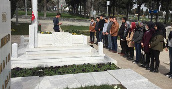 ATİKE HANIM ANADOLU LİSESİ AKİF’İ ZİYARET ETTİ