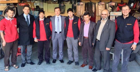 AV. EKREM BEDİR KÜÇÜK SANAYİ SİTESİ ESNAFINI ZİYARET ETTİ