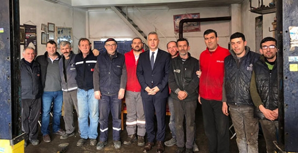 Babaoğlu Hendek Küçük Sanayi Sitesi’ni Ziyaret Etti