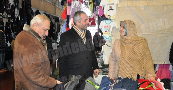 BABAOĞLU PAZARYERİ ESNAFINI GEZDİ