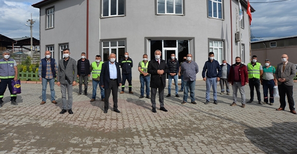 Babaoğlu Personelle Bayramlaştı