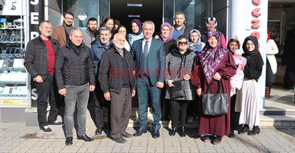 Babaoğlu Plaza Esnafıyla Kahvaltı Yaptı