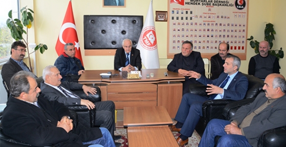 BABAOĞLU VE EKİBİ ZİYARETLERE DEVAM EDİYOR