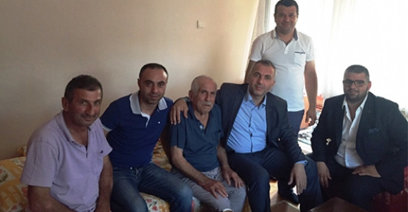 BABAOĞLU’NDAN, CANCI’YA GEÇMİŞ OLSUN ZİYARETİ 