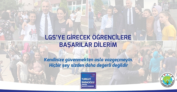 Babaoğlu’ndan LGS Mesajı