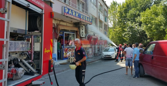 BACADA ÇIKAN YANGIN KORKUTTU