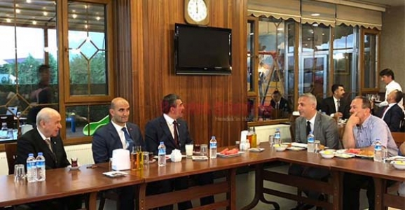 Bahçeli Hendek’teydi 