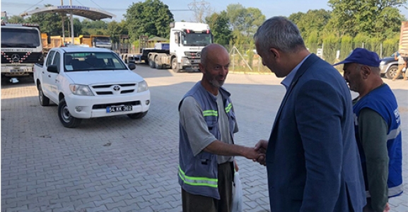 Babaoğlu Belediye Personeli İle Bayramlaştı