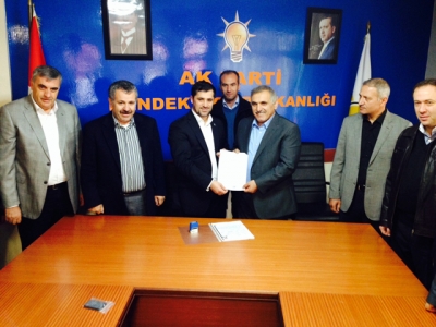 BAŞKAN İNCİ, ADAYLIK BAŞVURUSUNU YAPTI