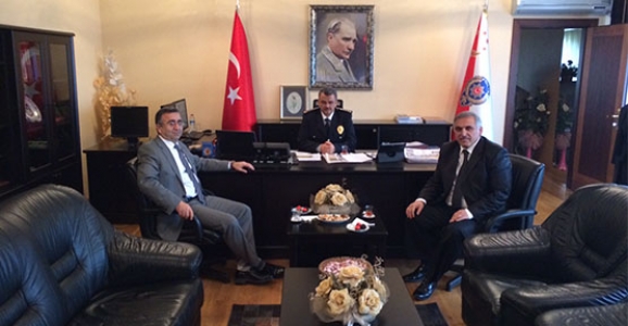 BAŞKAN İNCİ’DEN' EMNİYET MÜDÜRÜNE HAYIRLI OLSUN ZİYARETİ