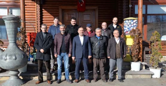 BAŞKAN PÜSKÜLLÜ BASINLA BİRARAYA GELDİ