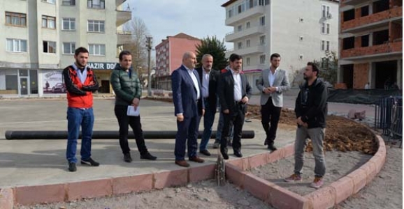 BAŞKAN PÜSKÜLLÜ, ÇALIŞMALARI İNCELEDİ