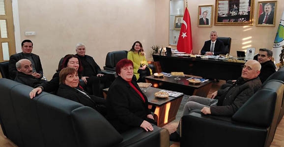 Bayraktar'dan  Babaoğlu'na Ziyaret