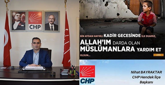 Bayraktar Kadir Gecesi Dolayısıyla Mesaj Yayınladı