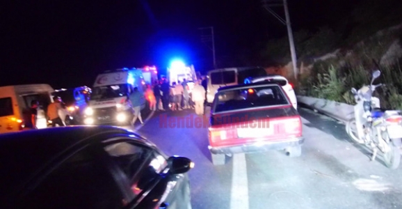 BAYRAKTEPEDE KAZA 1 ÖLÜ 4 YARALI