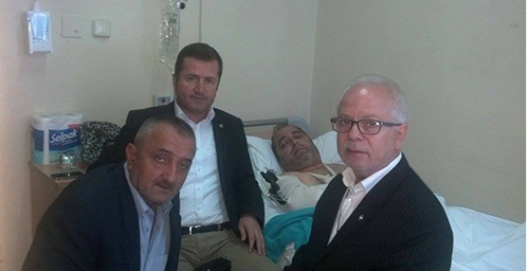 BBP’Lİ BAŞKAN KAZA GEÇİRDİ