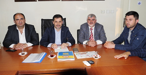 BEDİR AK PARTİ’Yİ  ZİYARET ETTİ.