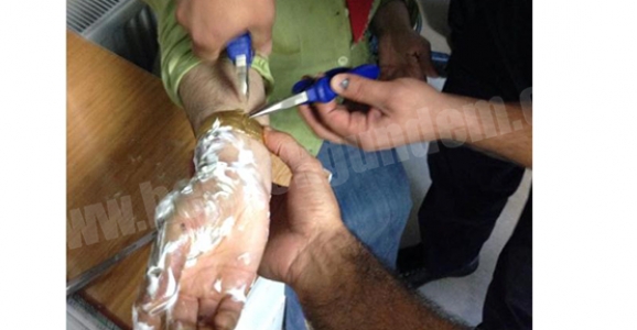 BİLEZİGİ İTFAİYE ÇIKARDI