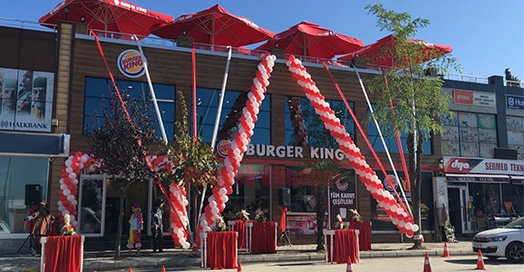Burger Kıng Açıldı