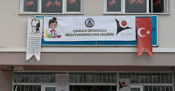 Çamlıca Ortaokulundan Tübitak Bilim Şenliği