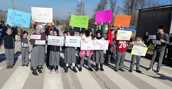 Çamlıca’lı Öğrencilere Trafik Bilinci