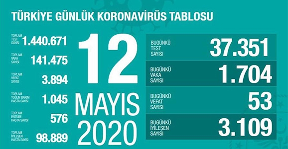 Can Kaybı 3894, Vaka Sayısı 141 Bin 475