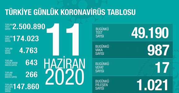 Can Kaybı 4763, Vaka Sayısı 174 Bin 23