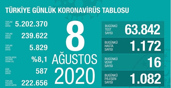 Can Kaybı 5829, Vaka Sayısı 239 Bin 622