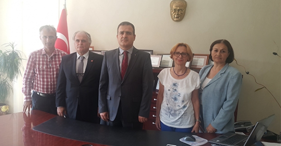 CHP'DEN KAYMAKAM ve VERGİ DAİRESİ MÜDÜRÜNE ZİYARET