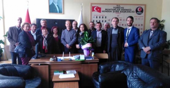 CHP'DEN MUHTARLARA ZİYARET