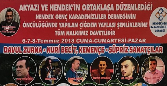 Çiğdem Yayla Şenliklerine Davet