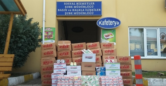 CİZRE’DE Kİ ÖZEL HAREKÂTÇILARA GIDA VE GİYİM MALZEMESİ