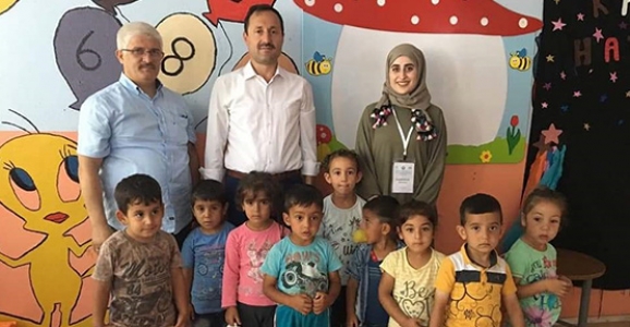 Çuhadar’dan Göçer Ailelerin Çocuklarına Ziyaret