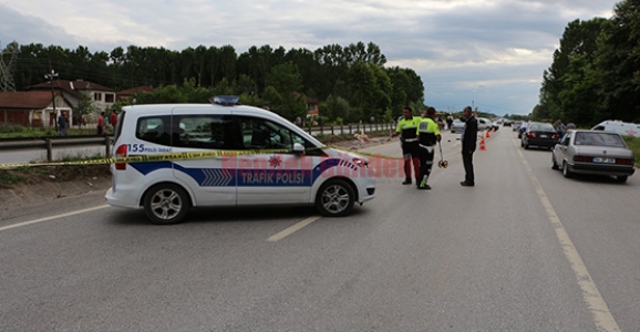 D-100’DE FECİ KAZA 1 ÖLÜ