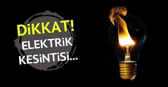 Dikkat Elektrik Kesintisi