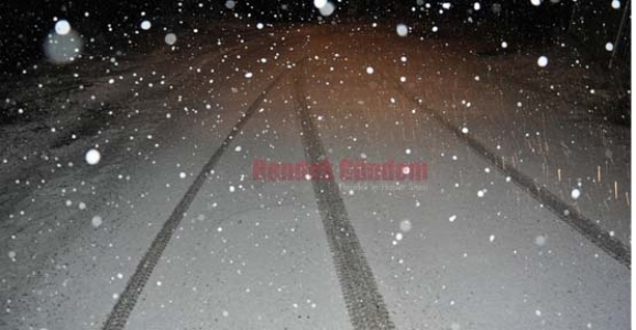 DİKMEN’DE KAR BAŞLADI