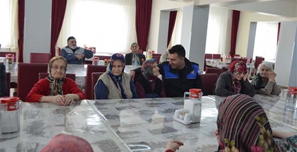 EMNİYET HUZUR EVİ SAKİLERİNİ ZİYARET ETTİ