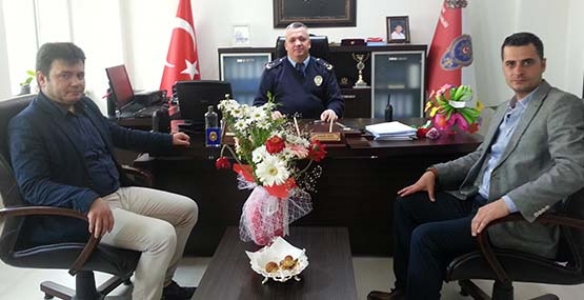 EMNİYETE HER KESİMDEN ZİYARETLER DEVAM EDİYOR