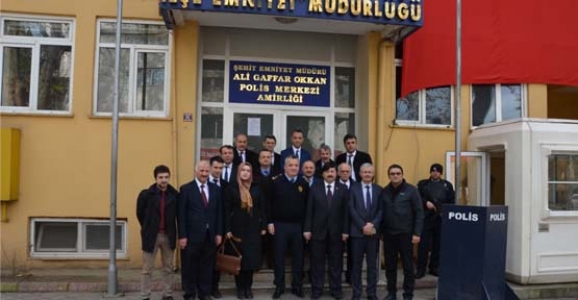 EMNİYETE TAZİYE VE GEÇMİŞ OLSUN ZİYARETLERİ