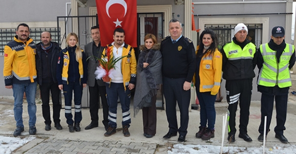 EMNİYET’TEN 112’YE ZİYARET