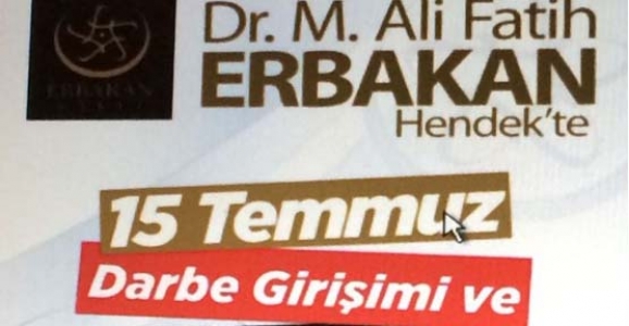 ERBAKAN HENDEK’E GELİYOR