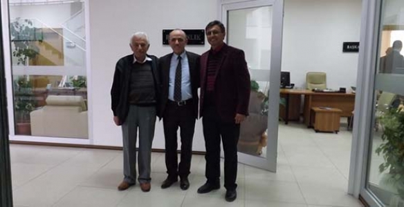 ERDEN MERİÇ CAVİT ÖZTÜRK’Ü KUTLADI