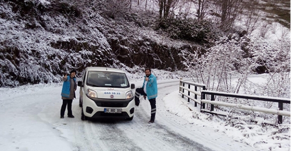 ESH Ekipleri Kar Kış Dinlemiyor